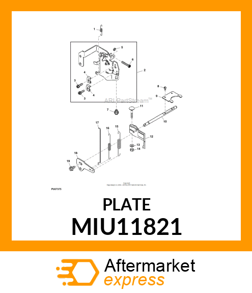 PLATE MIU11821