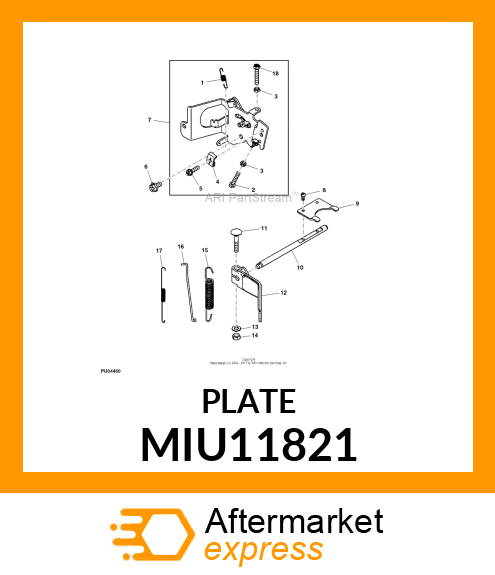 PLATE MIU11821