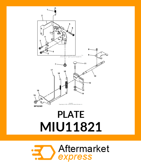 PLATE MIU11821