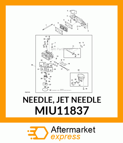 NEEDLE, JET NEEDLE MIU11837