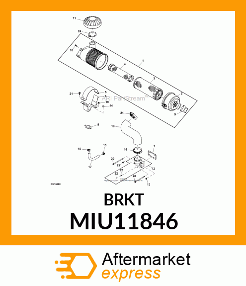 BRACKET, BRACKET MIU11846