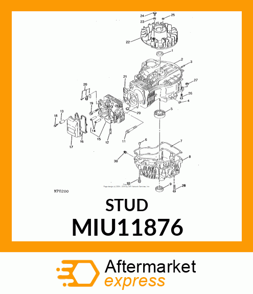 BOLT MIU11876