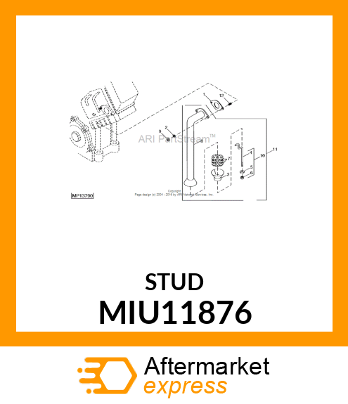 BOLT MIU11876