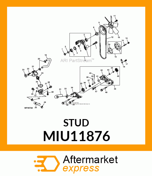 BOLT MIU11876