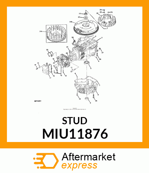 BOLT MIU11876