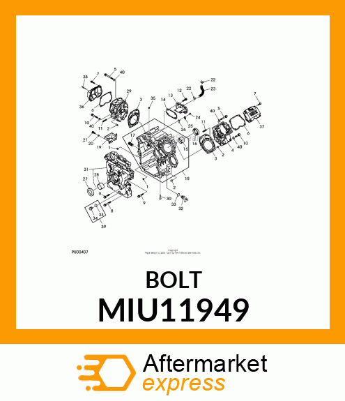 BOLT MIU11949