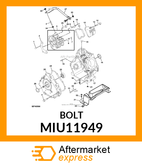 BOLT MIU11949