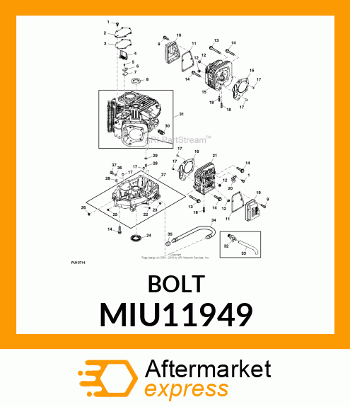 BOLT MIU11949