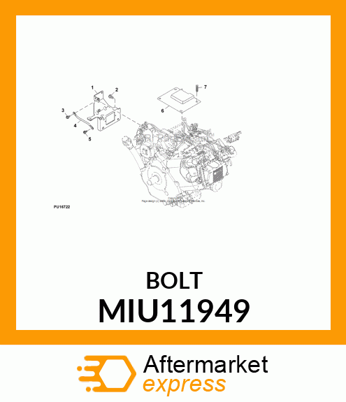 BOLT MIU11949