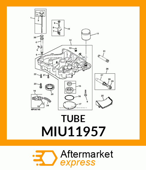 TUBE, OIL FILL MIU11957