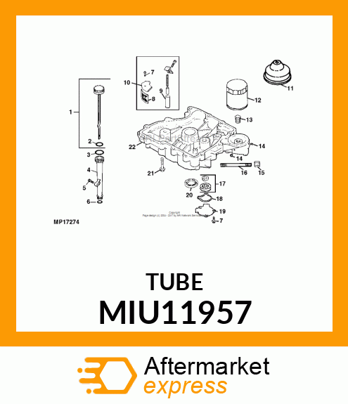 TUBE, OIL FILL MIU11957