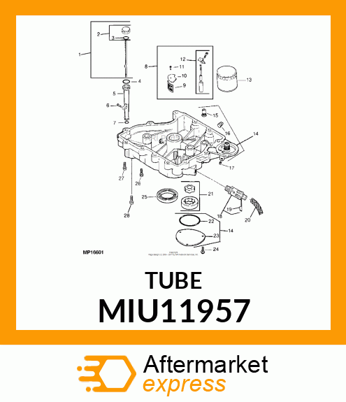 TUBE, OIL FILL MIU11957