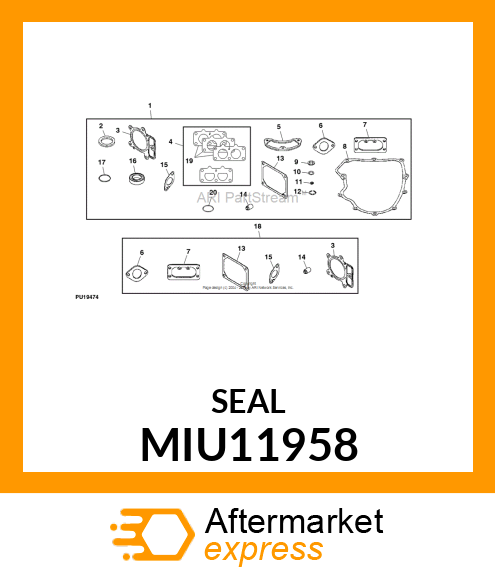 SEAL, OIL MIU11958