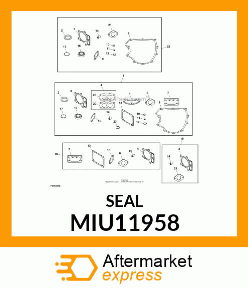 SEAL, OIL MIU11958