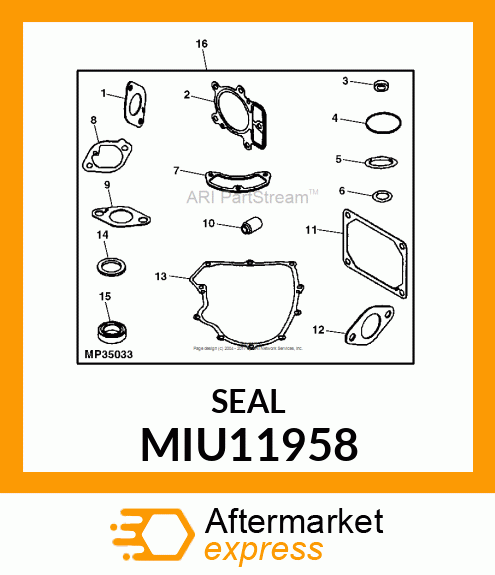 SEAL, OIL MIU11958