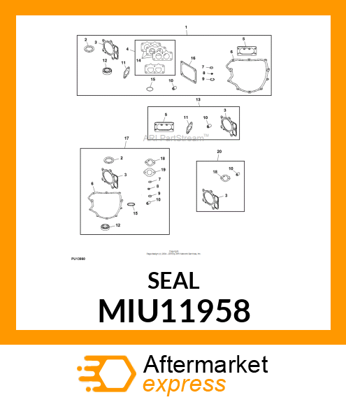 SEAL, OIL MIU11958