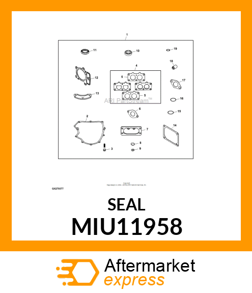 SEAL, OIL MIU11958