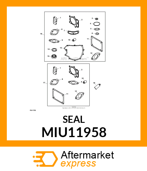 SEAL, OIL MIU11958