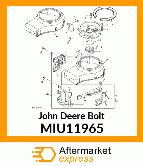 BOLT MIU11965