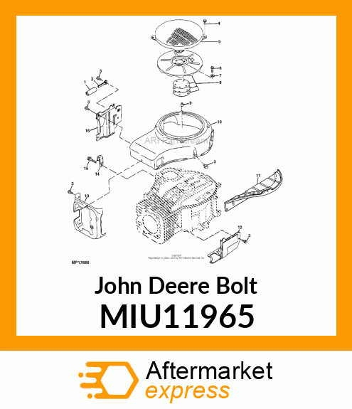 BOLT MIU11965