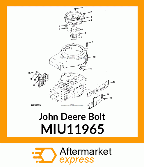 BOLT MIU11965