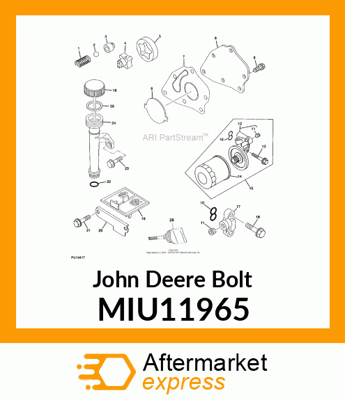 BOLT MIU11965