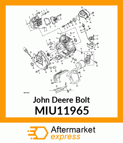 BOLT MIU11965