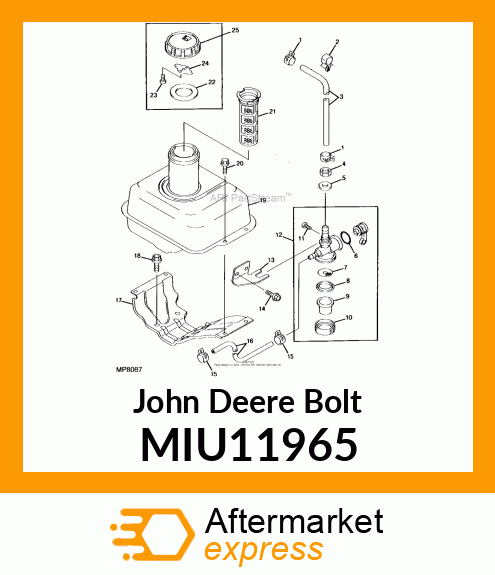 BOLT MIU11965