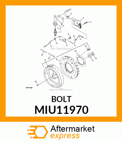 BOLT MIU11970