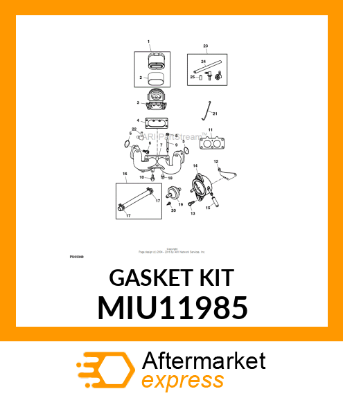 GASKET, INTAKE MIU11985