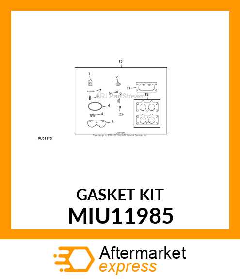 GASKET, INTAKE MIU11985