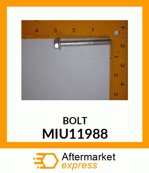 BOLT, FLANGED 8X65 MIU11988