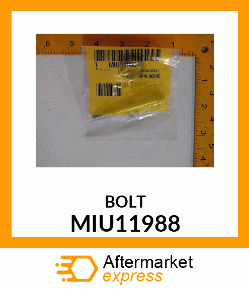 BOLT, FLANGED 8X65 MIU11988