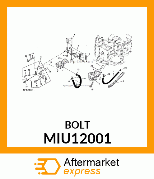 BOLT MIU12001