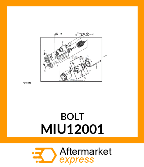 BOLT MIU12001