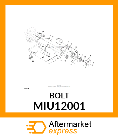 BOLT MIU12001