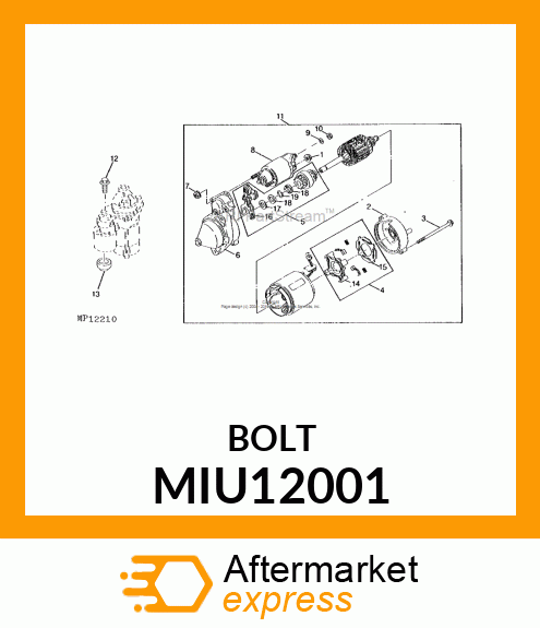 BOLT MIU12001