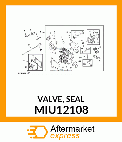 VALVE, SEAL MIU12108