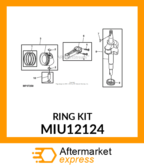 Piston Ring Kit MIU12124