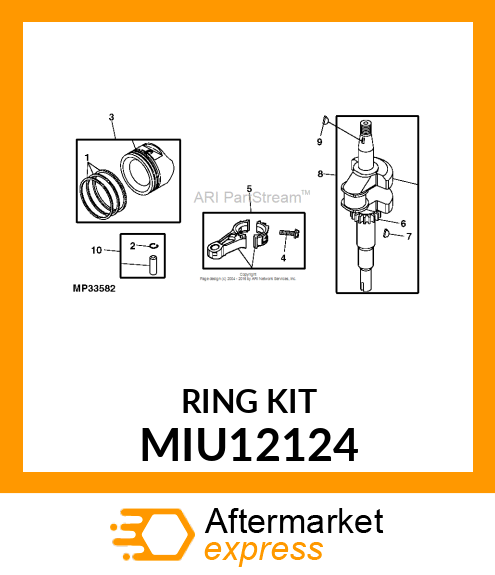 Piston Ring Kit MIU12124