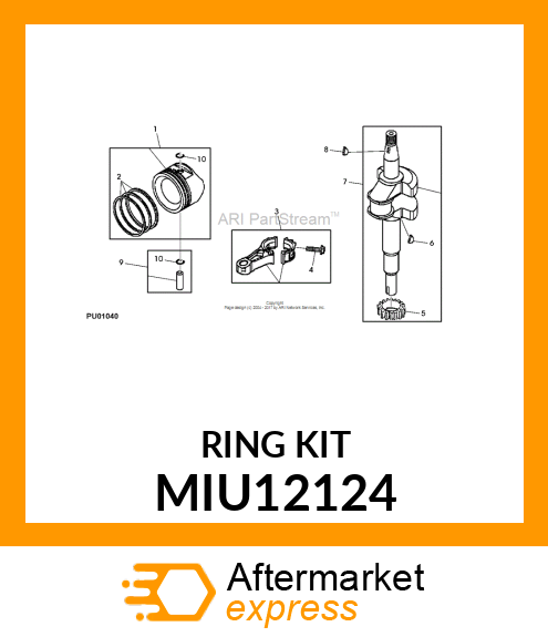 Piston Ring Kit MIU12124