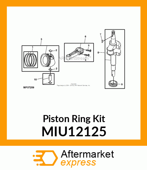 Piston Ring Kit MIU12125