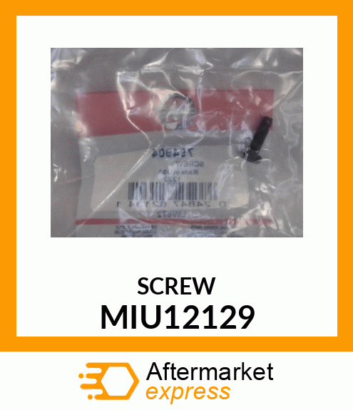 SCREW, SCREW (CASING CLAMP) MIU12129