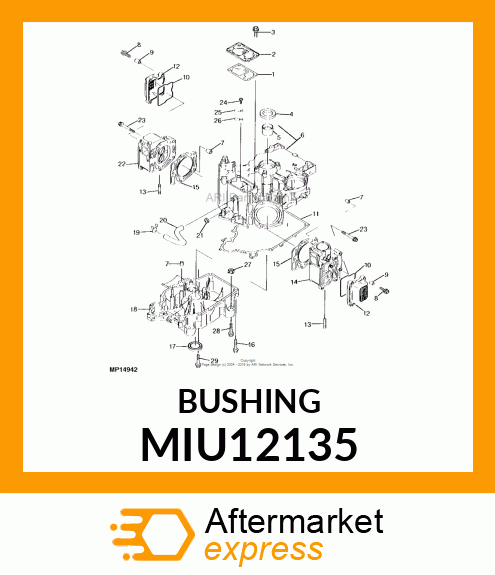 BEARING, PLANE MIU12135