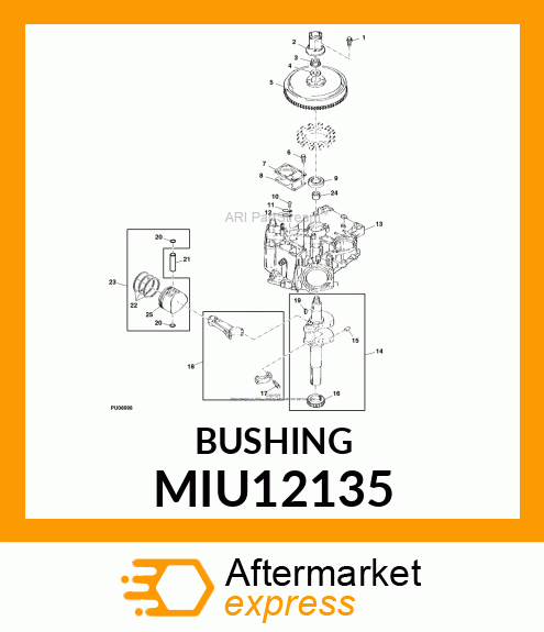 BEARING, PLANE MIU12135