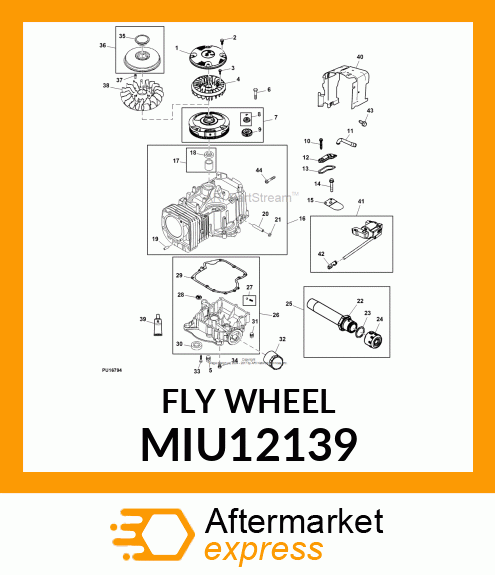 FAN, FLYWHEEL MIU12139