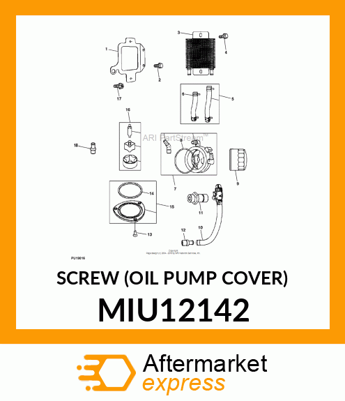 SCREW (OIL PUMP COVER) MIU12142