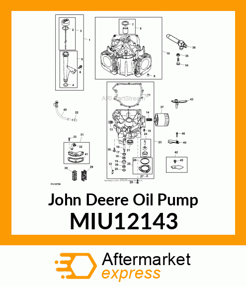 PUMP, OIL MIU12143