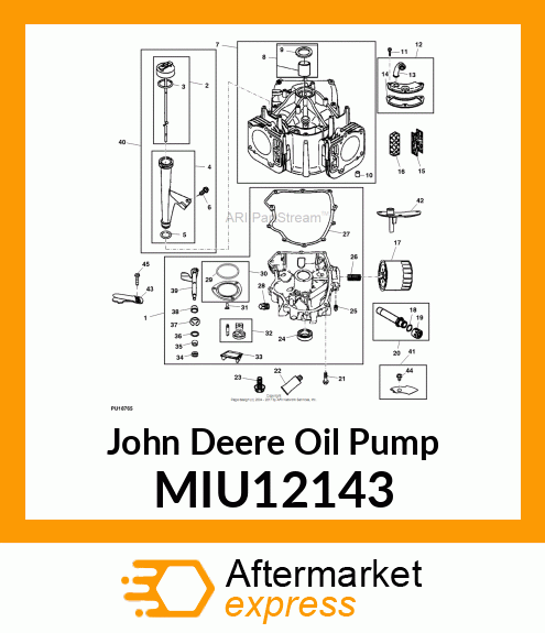 PUMP, OIL MIU12143