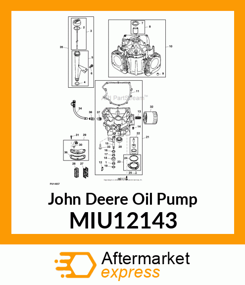 PUMP, OIL MIU12143